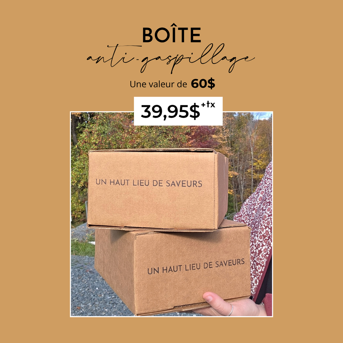Boîte surprise anti-gaspillage