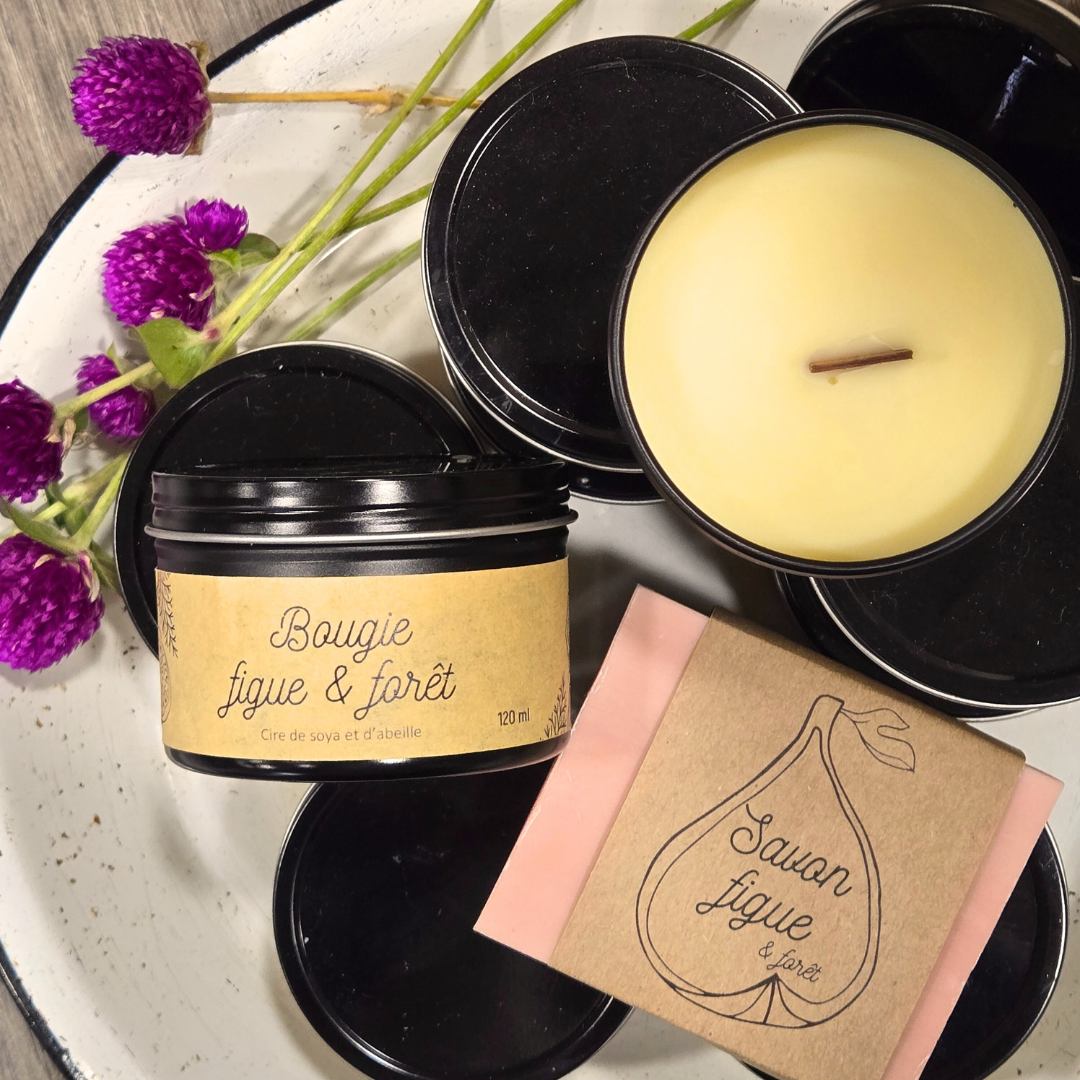 Bougie fragrance figue et foret