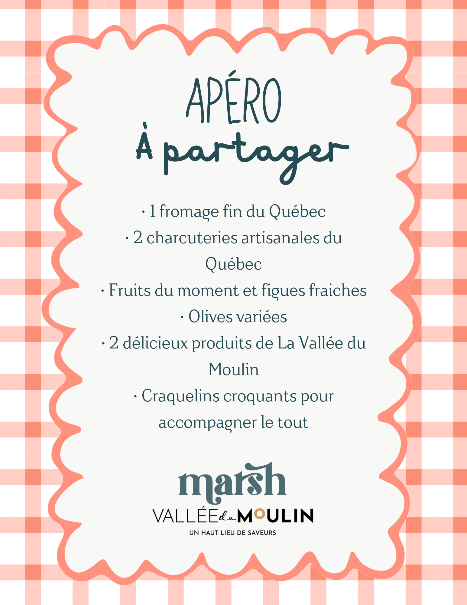 Boîte apéro à partager