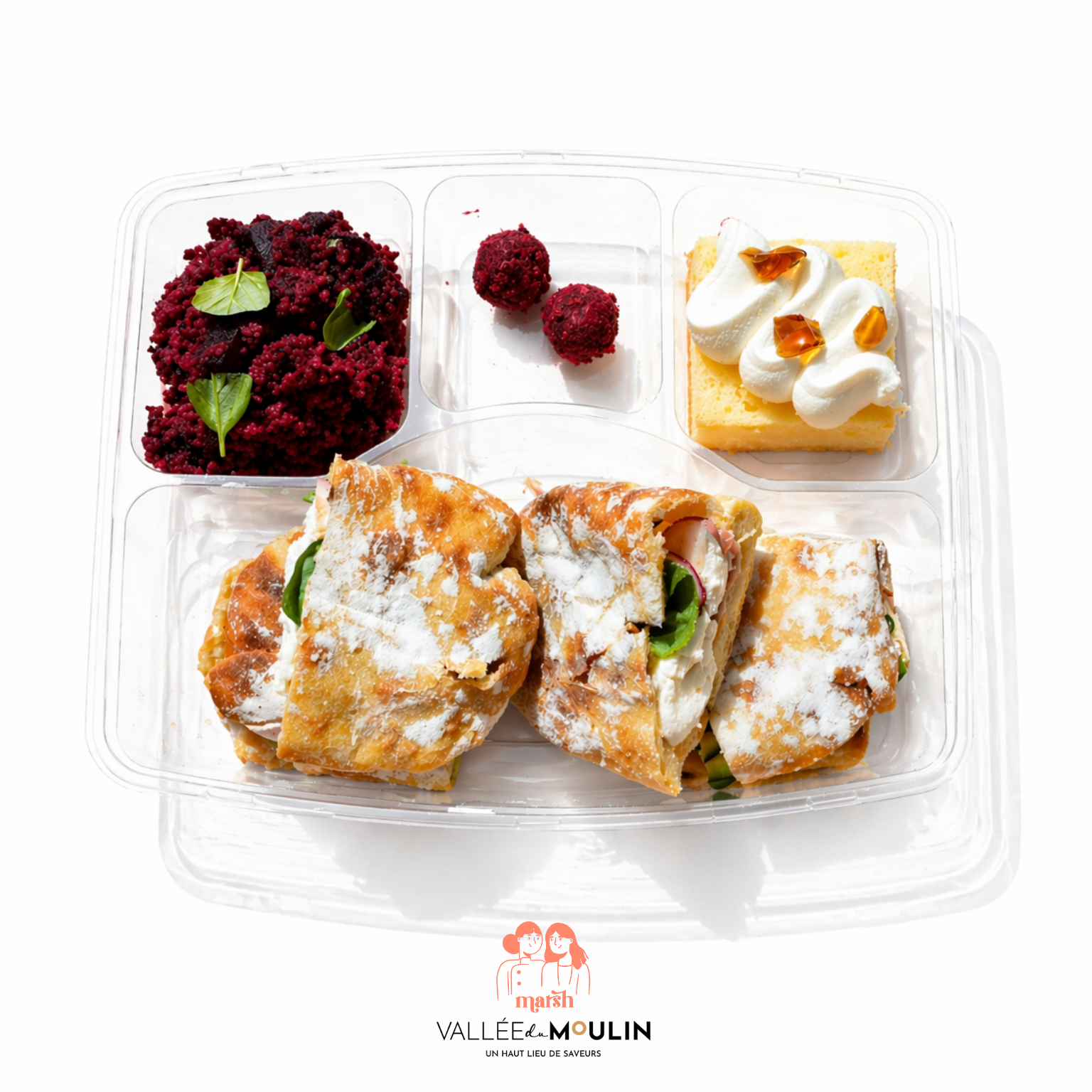 Picnic box | 2 sandwiches