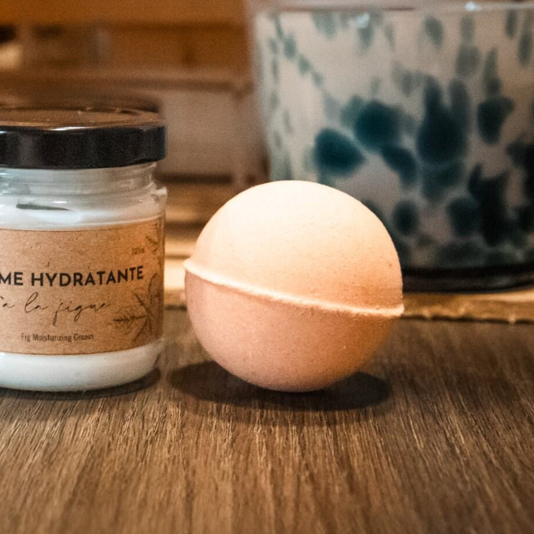 Bombe de bain à la figue