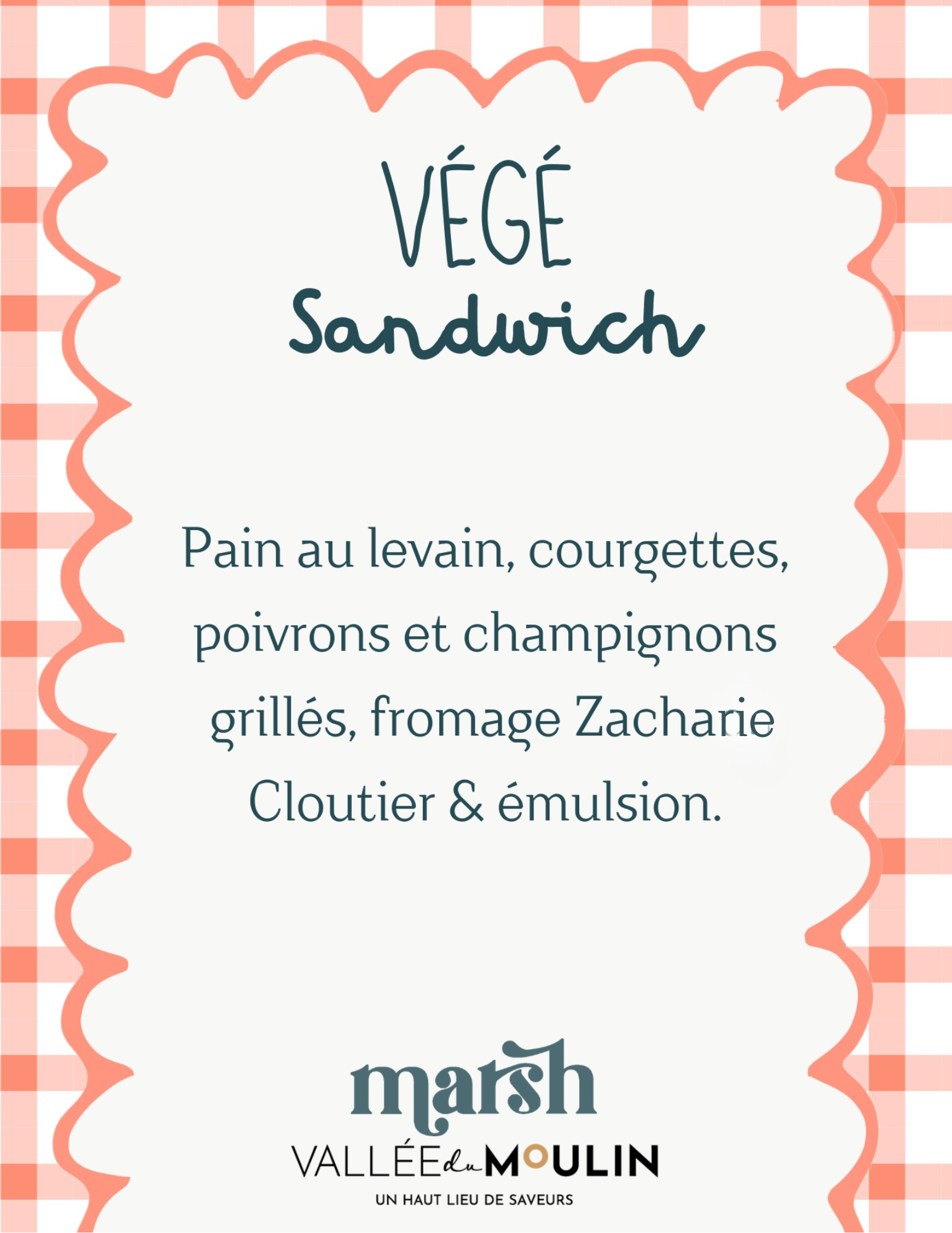 Boîte pique-nique végétarienne | 2 sandwichs