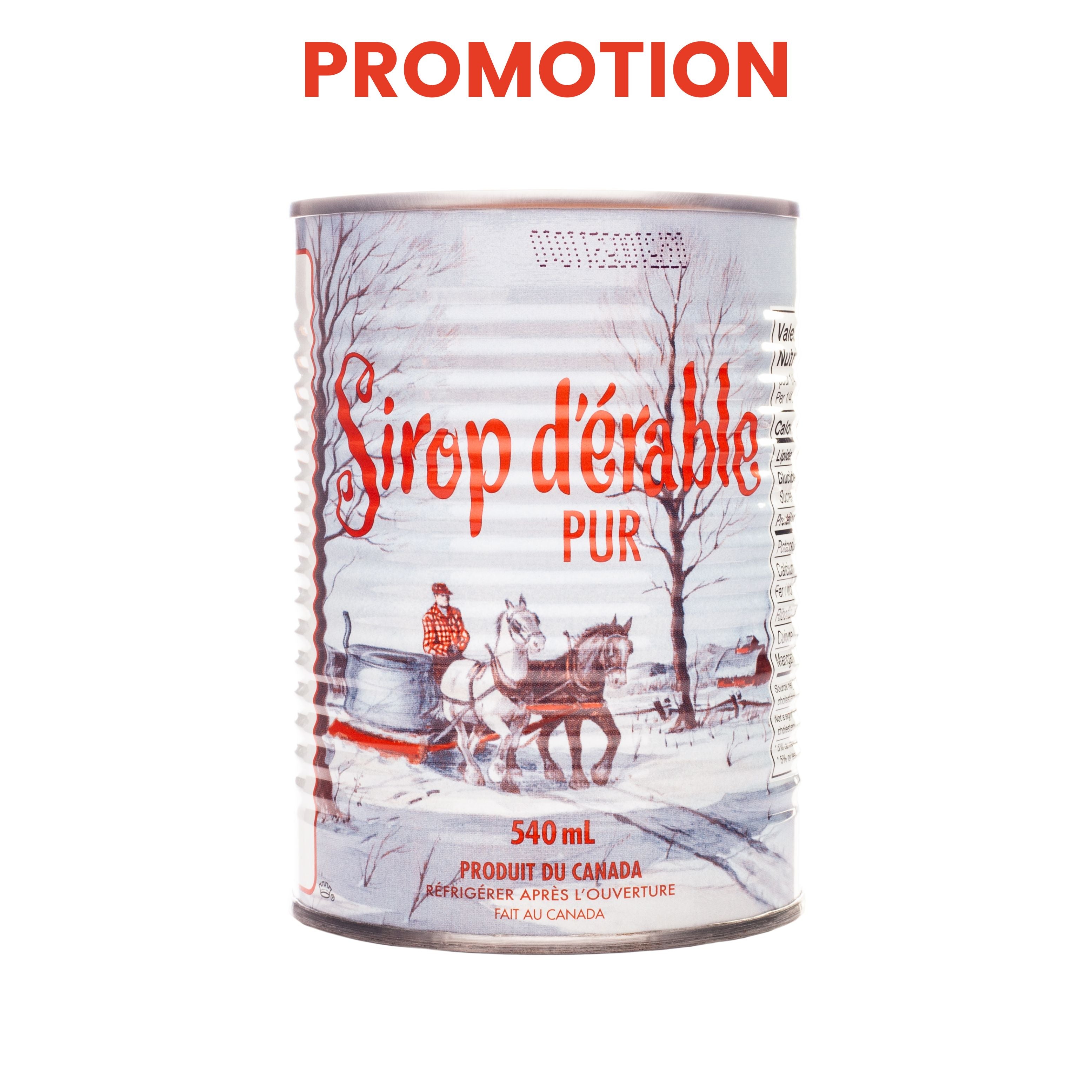 Précommande de sirop d'érable biologique 2026